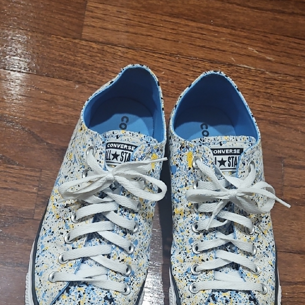 Converse Unisex Chuck Taylor All Star Low Top Shoes White/Yellow/Blue